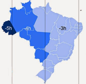 FUSO HORÁRIOS BRASILEIROS - Geografalando